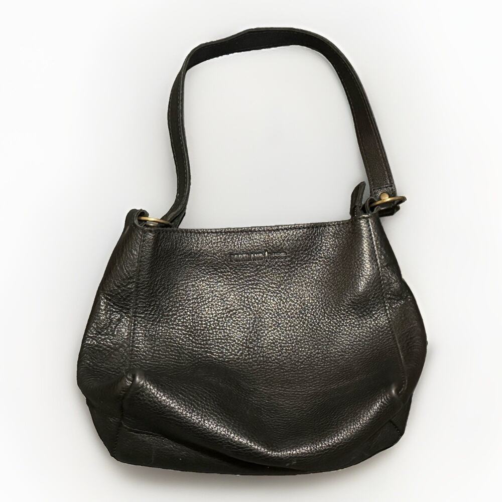 $260 Black Portland Leather Pebble Leather Handbag EUC